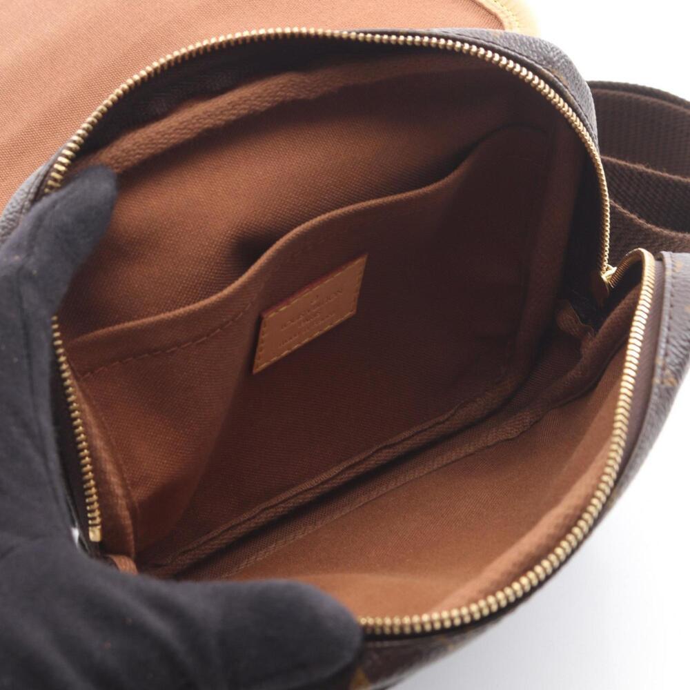 LOUIS VUITTON Authentic Brown Monogram Leather Fanny Pack - Picture 3 of 9